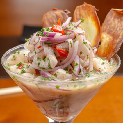 Ceviche com Leite de Coco 2