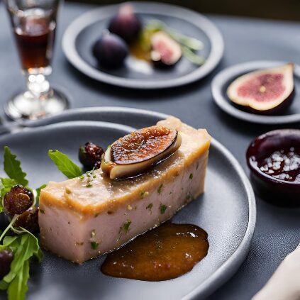 Terrine de Fois Gras com Chutney de Figo