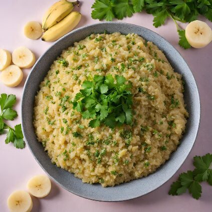 Farofa Doce de Banana e Cebolas Caramelizadas