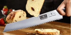 HOSHANHO Bread Knife 8 inch Serrated Knife High Carbon Stainless Steel Serrated Bread Knife