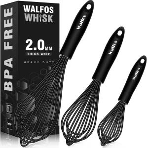 Stainless Steel Wire Whisk Set of 3